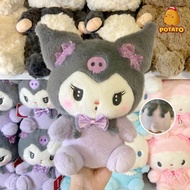 PotatoToyStudio ตุ๊กตา Kuromi Melody ตุ๊กตา Sanrio ตุ๊กตาการ์ตูน 23cm. พร้อมส่ง