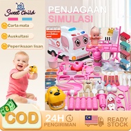 Kids Toys Ambulance Doctor play set for kids medical tools dentist Pretend play set kanak mainan 医生玩