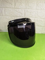 VISOR WITH RUBBER STRIP BOGO 2 TON / TINTED / DARK GREY VISOR CLEAR HELMET VISOR MS88 SGV MAGNUM MHR