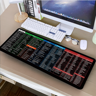 Mouse Pad แผ่นรองเมาส์ ขนาดใหญ่ 60 x 30cm แผ่นรองเมาส์คีย์ลัด Shortcut Keys สกรีนคีย์ลัด โปรแกรม MS office word excel PPT PS Auto CAD ปรับปรุงประสิทธิภาพการทํางานในสํานักงาน