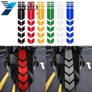YOLO Motorcycle Sticker Creative Personality Exterior Accessories Reflective Tape Reflector Safety Warning Fender Sticker