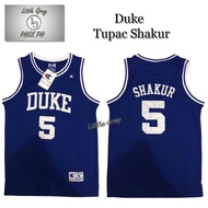 ♞Duke 5 Tupac Shakur Iconic Basketball Jersey