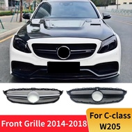For Mercedes Benz C class W205 C205 14-18 C180 C200 C260 C250 C300 Front Bumper Grille Inlet Grill M