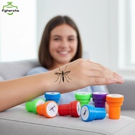 4 Pa Mosquito Pattern Self Inking Stamps Clear Imprint Kid Safe for DIY Scrapbooking Journaling Craf