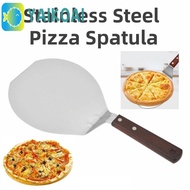 GLENES Pizza Shovel, Wooden Handle Non Stick Pizza Paddle, Professional Hanging Hole Portable Ergono