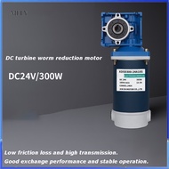 NMRV40 DC Worm Gear Motor with Dual Output Shaft RV40 Speed Adjustable DC motor CW CCW 12V 24V 300W