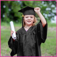 Kids Graduation Gown Matte Graduation Gown for Kids Children's Academic Dress School Uniforms for Ki