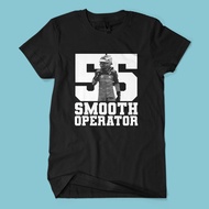 Premium Distro T-Shirt SMOOTH OPERATOR 55 BW - Automotive Hobby Shirt Sports Racing F1 Unisex Adult