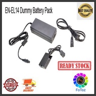 EN-EL14 Dummy Battery Pack Power Coupler for Nikon D3100 D5100 P7000 P7100 D3200