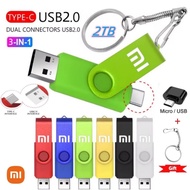 2TB OTG 3-in-1 USB Micro Type-c Flash Drive 1TB 512GB 256GB 128GB 64GB Pen drive Applicable to Andro