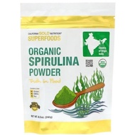 California Gold Nutrition, Superfoods, Organic Spirulina Powder, 8.5 oz (240 g)