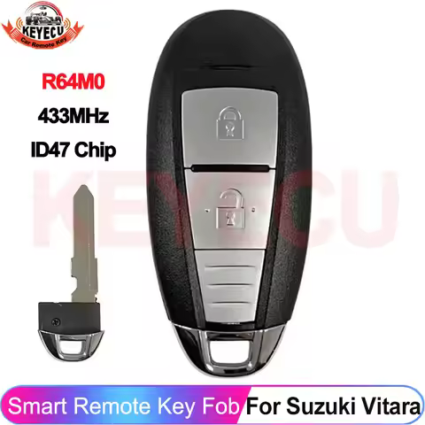 KEYECU R64M0 For Suzuki Vitara 2016 2017 2018 2019+ Remote Fob 434MHz Smart Key CMIIT ID 2013DJ1464