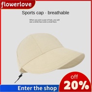 FLOWERLOVE Fisherman's Hat, Solid Color Cotton Sunscreen Hat,  UV Resistant Sunshade Hat