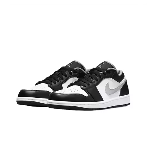 Nike WMNS AIR JORDAN 1 LOW 553558-040 Low Shadow Grey Leather Casual Skate Shoes Men Women Basketbal