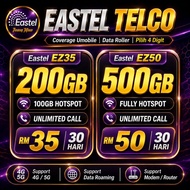 EASTEL PREPAID + FREE BIZ TOPUP SRS | DATA CARRY FORWARD | 300GB 500GB 700GB 999GB | HIGH SPEED INTE