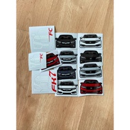 Honda Civic FC FK7 UV STICKER
