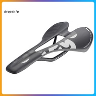 DRO_ Lightweight Cozy Riding Saddle Easy to Install Carbon Fiber Bike Saddle for Road Bike