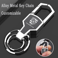 Porsche Car Keychain Anti Loss Stainless Steel Creative Personalized Remote Control Keychain For Por
