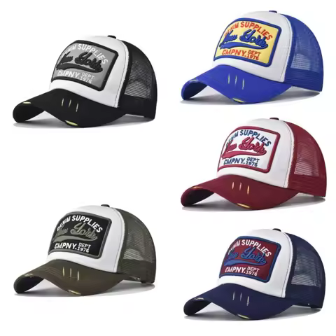 Baseball Cap Adult Net cap Summer hat Mesh Hat Breathable hat Unisex NEW YORK CMPNY Embroidery Stree