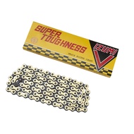 V-Chain Super Tough 1/8 x 1/2 (106 Links), Gold/Black Izumi V-Chain Super Tough 1/8 x 1/2 (106 Links