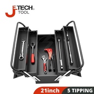 🔧 JETECH TB-21 5-Compartment Portable Tool Box (21 Inch)