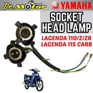 LAGENDA 110 Z/ZR SRL Z/ZR LAGENDA 115 CARB Socket Head Lamp Wiring Wire Lampu Depan Wayar 100% Good 