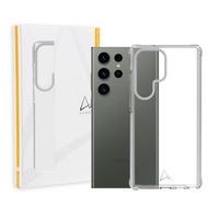 Samsung Galaxy S23Ultra Classics TPU電話保護殼_水晶透明/灰帶