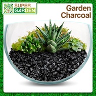 Garden Charcoal 2-4cm 1KG Arang Orkid Horticultural Charcoal Arang Kayu Activated Carbon Charcoal Bu