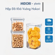 Hokori dry food storage box, dry food storage box with lid, high quality Viet Nhat pp plastic