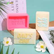 FAMY Fight Club Letters Soap Silicone Mold Rectangle Bath  Lotion Bar Making Supplies Mould Cake Loa