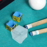 [yiodusi] Transparent Billiard Chalk Storage Case Game Accessories 0.8x0.8x0.8inch