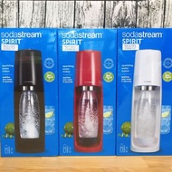 【原廠公司貨】Sodastream時尚風自動扣瓶氣泡水機Spirit 黑/紅/白