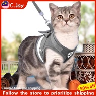 【Free Shipping】Cat Pet Collar Seat Belt Vest Cat Seat Belt Adjustable With Mesh Vest
