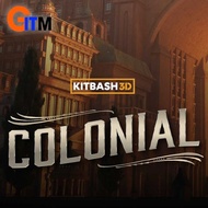 KITBASH3D - COLONIAL | HISTORICAL ARCHITECTURE 3D ASSET PACK | DIGITAL DOWNLOAD | BLENDER UNITY UNRE