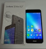 8成新 ASUS Zenfone3Max 5.2 有齊原裝全套 4G智能手機 (送4張螢幕保護貼)