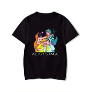 [Alien Stage Tee] Men's Alien Stage Merch Printed T-Shirt | Anime Casual Short Sleeve Tee