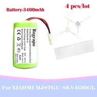 ใหม่ 3400Mah H18650ch-4S1p แบตเตอรี่และอุปกรณ์เสริมสำหรับ Xiaomi หุ่นยนต์ดูดฝุ่น Mop Essential G1 Mj