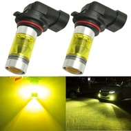 2PCS H10 9145 9006 9005 HB3 HB4 20SMD LED fog light bulb yellow light 4300K projection running light