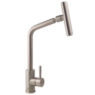 (Có Video) Vòi rửa chén nóng lạnh Inox SUS 304 nguyên khối đầu vòi xoay 360 độ Eurolife EL-T031 (Trắ