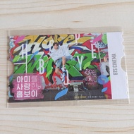 Postcard Posca Cinema Ticket BTS J-Hope BTS OFFICIAL