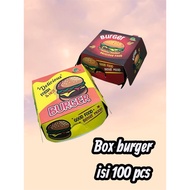 100 pcs burger box burger container burger packaging burger box size