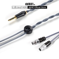 ddHiFi BC150B-490 Double Shielded Silver Headphones Cable for Sennheiser HD 490 PRO