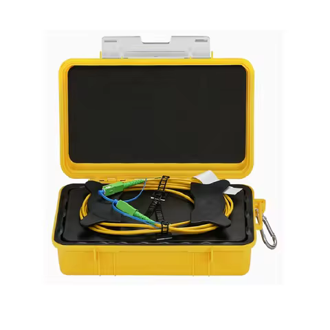 SC APC Single Mode 9/125um 1310/1550nm 500M/1KM OTDR launch cable box, Fiber ring otdr launch cable,