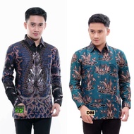 KEMEJA Men's LONG SLEEVED SHIRT / MODERN BATIK SHIRT LATEST MOTIF GK-001