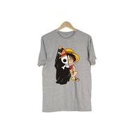 Men's Distro T-Shirts Men's T-Shirts Men's T-Shirts 1/2 Skull Happiest Shop - BF085