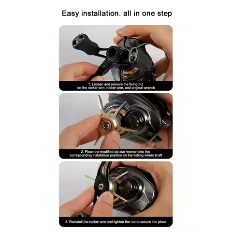 65mm Aluminum Star Drag Six Star Brake DIY Upgrade Baitcaster Drag Aluminum Alloy Baitcasting Reel A