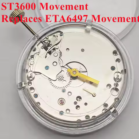 RICHUS ST3600 Mechanical Movement High Accuracy 17 Jewels Replace ETA 6497 Movement Watches Accessor