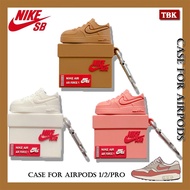 airpods case Ins Trendy Shoes Airport No Fading pro Silica Gel airpod gen2