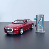 1/32 Bmw I7 Aloi Model Kereta Logam Diecast Kenderaan Tenaga Baharu Model Kereta Simulasi Tinggi Bun