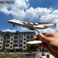 WONDE AN225 Model Plane, Diecast Metal Alloy Antonov an-225, Decoration 20CM Replica Mriya Airplane 
